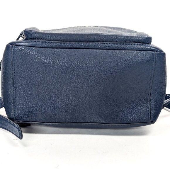 KATE SPADE Leather Mini Backpack Navy Blue - Picture 7 of 15